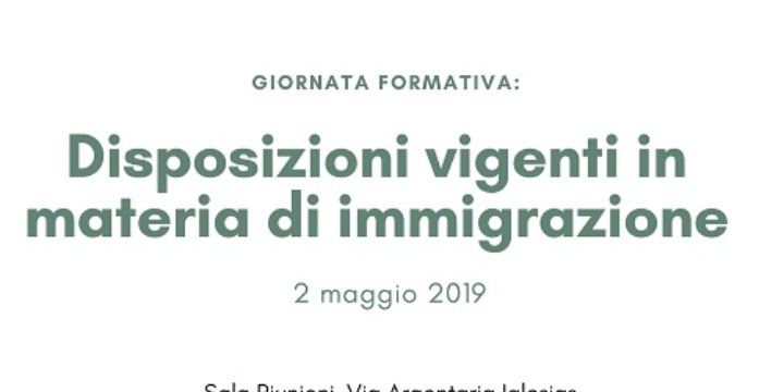 Disposizioni vigenti in materia di immigrazione